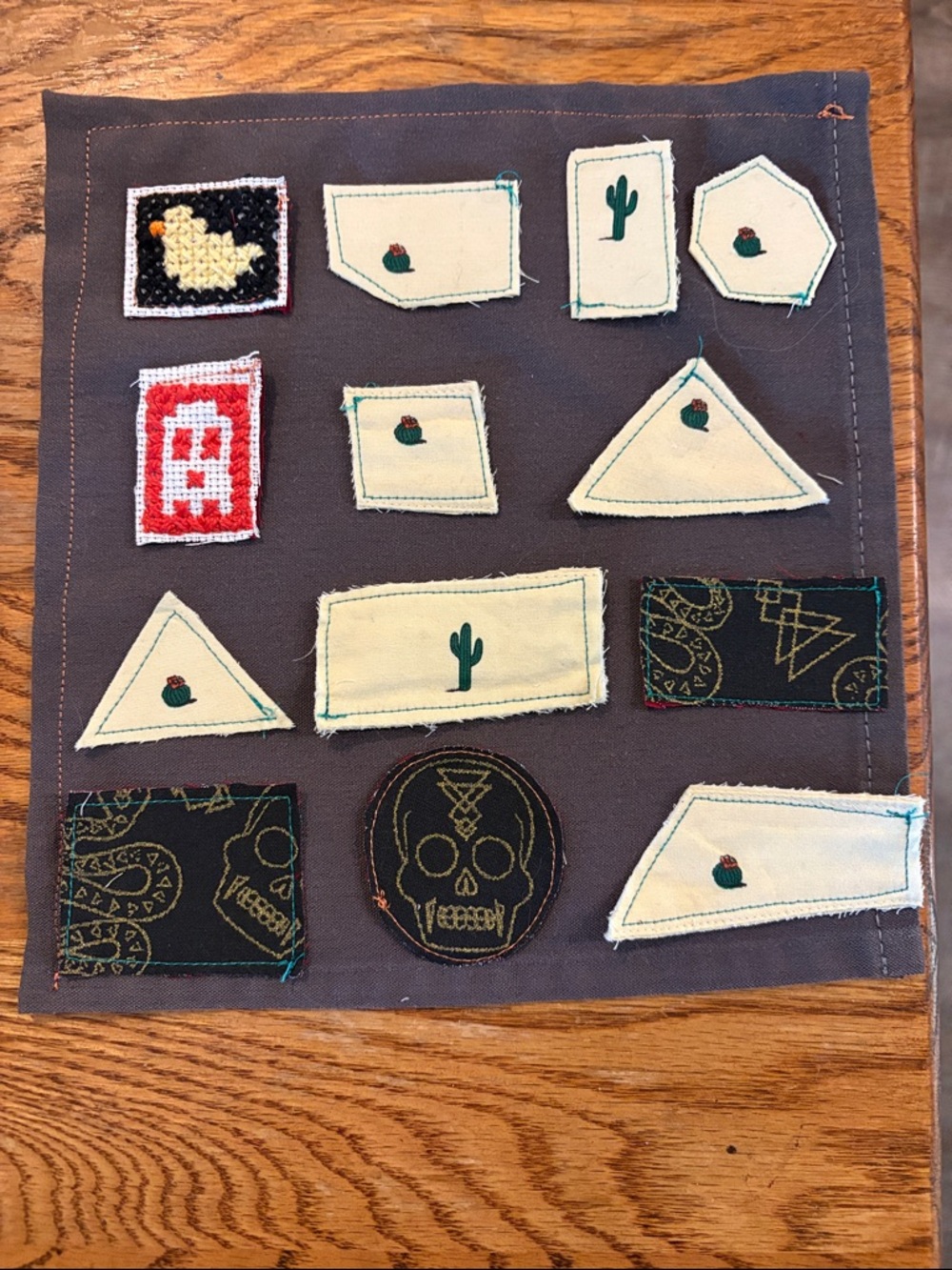 Handmade Small fabric patches